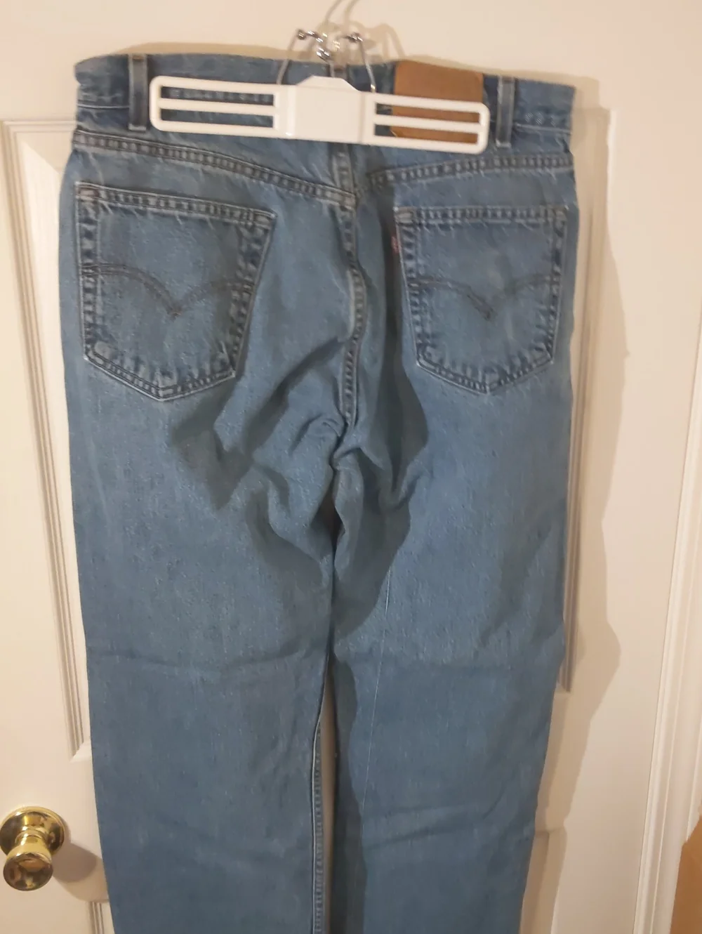 Vtg Levis 505 Mens Jeans 33x31 (36x32 Tag) Regular Fit Straight